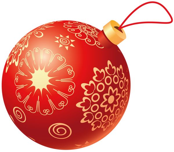 Christmas Transparent Red Christmas Ball Png Clipart