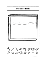 Float Or Sink Graphic Organizer  K    Teachervision