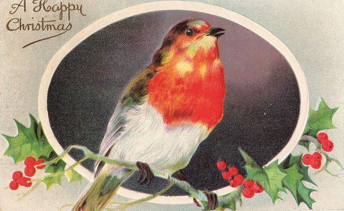 Free Christmas Clip Art   Vintage Bird   The Graphics Fairy
