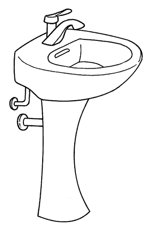 Free Coloring Pages Of  And Sink