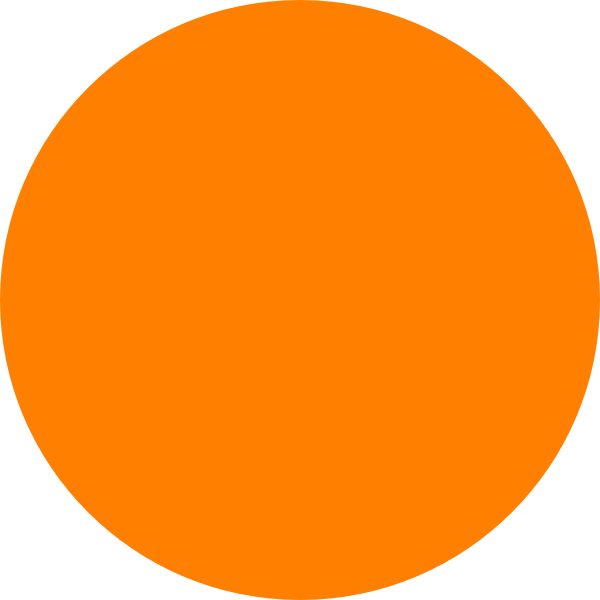 Glossy Orange Circle Icon Clip Art At Clker Com   Vector Clip Art    