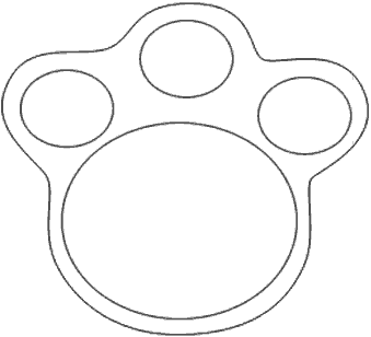 Grizzly Bear Paw Print Template Free Cliparts That You Can Download
