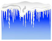 Icicle Border Clip Art Icicles   Clipart Graphic