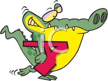 Iclipart   A Is For Alligator Cartoon Clipart Image