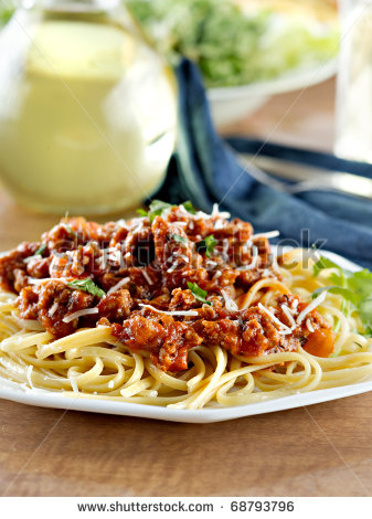 Italian Spaghetti Dinner Stock Photo 68793796   Shutterstock