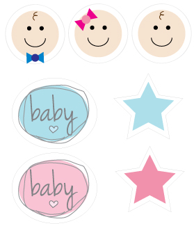 Most Popular   Baby Shower Toothpick Tags   Free Printable Pdf