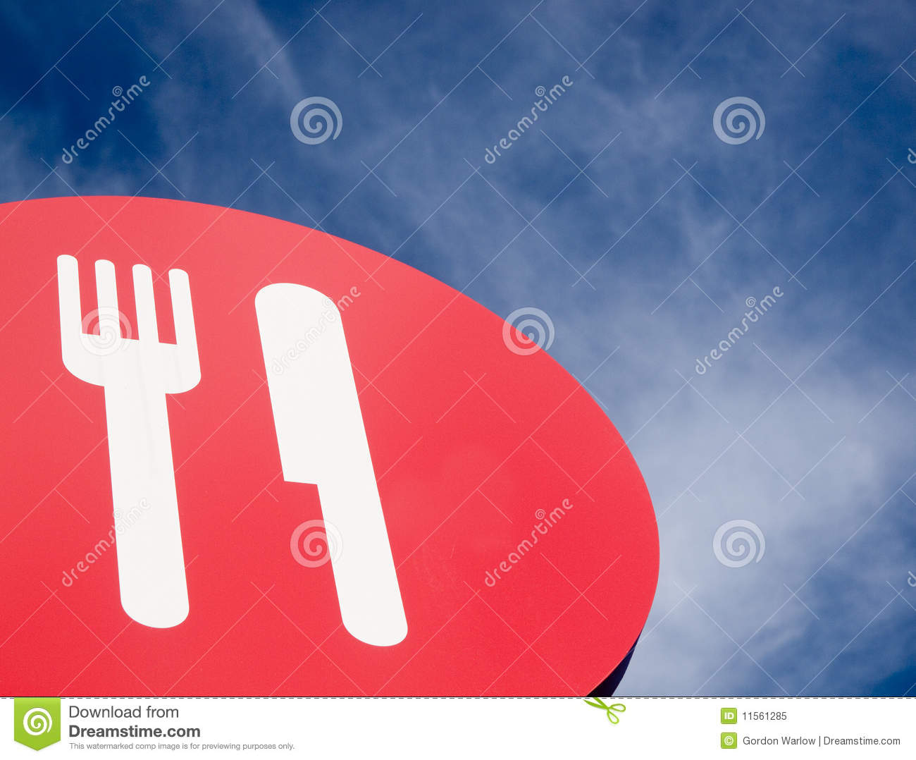 Place To Eat Royalty Free Stock Photo   Image  11561285
