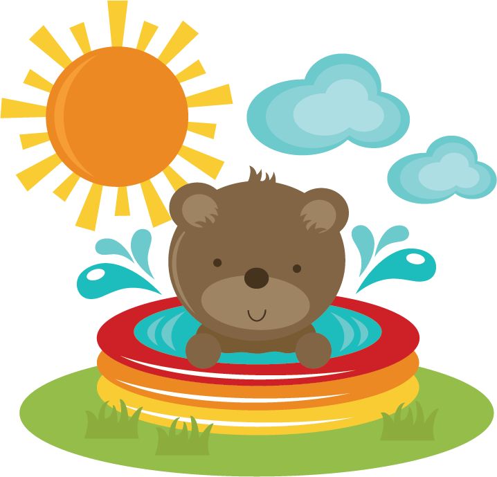Bear In Pool   Cute Animations   Pinterest
