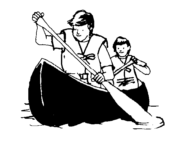 Canoe Kayaking Clip Art