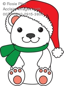 Christmas Polar Bear Clipart   Clipart Panda   Free Clipart Images