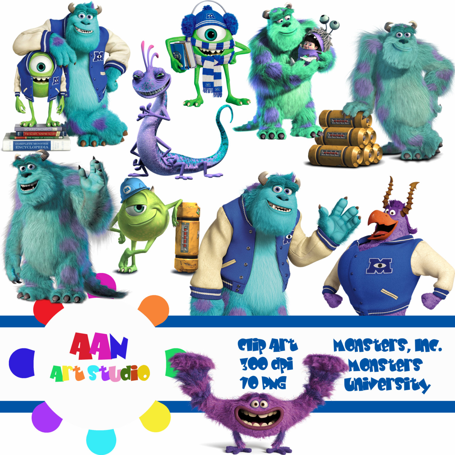 Clip Art  Holiday Clip Art  Monsters Inc  Birthday Party  Monsters    