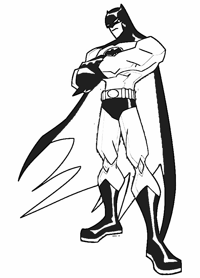 Colorir E Pintar  Desenhos Do Batman Para Colorir