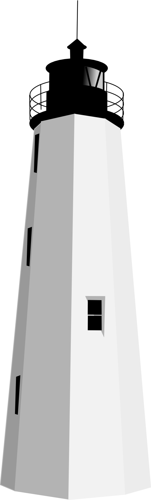 Lighthouse Silhouette Clip Art