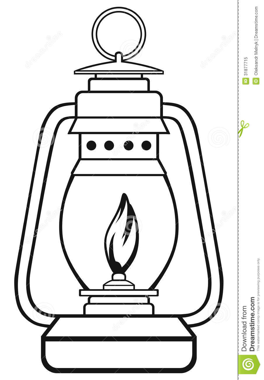 Old Oil Lamp Royalty Free Stock Photo   Image  31877715