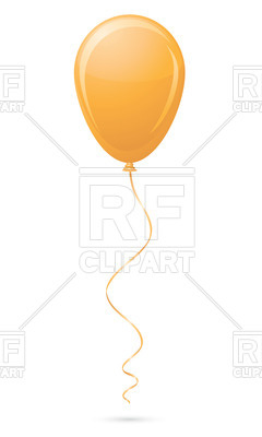 Orange Balloon Holiday Download Royalty Free Vector Clip Art  Eps