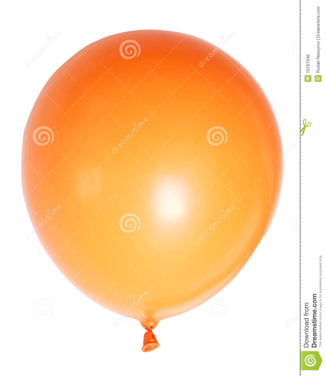 Orange Balloon Royalty Free Stock Image   Image  10161346