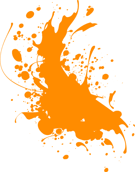 Orange Paint Clip Art