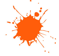 Orange Paint Splatter Clip Art Car Pictures