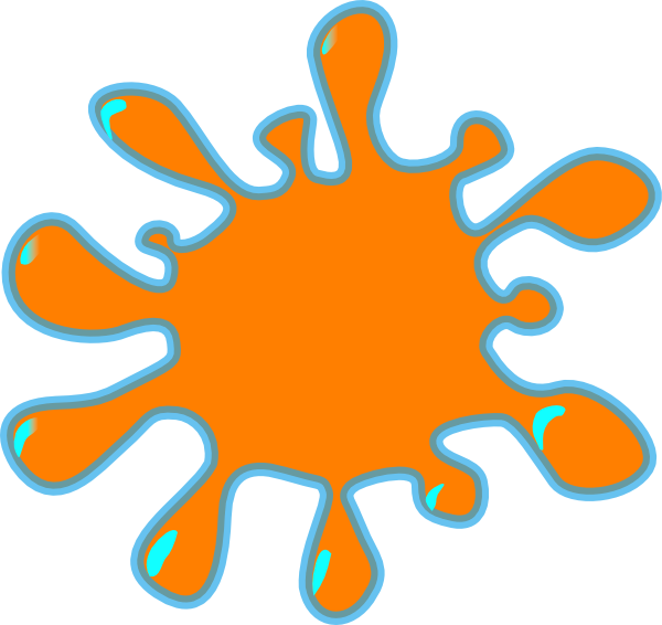 Orange Paint Splatter Free Cliparts That You Can Download To You    
