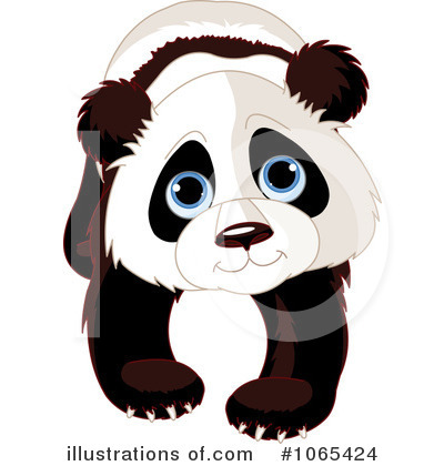Panda Clipart  1065424   Illustration By Pushkin