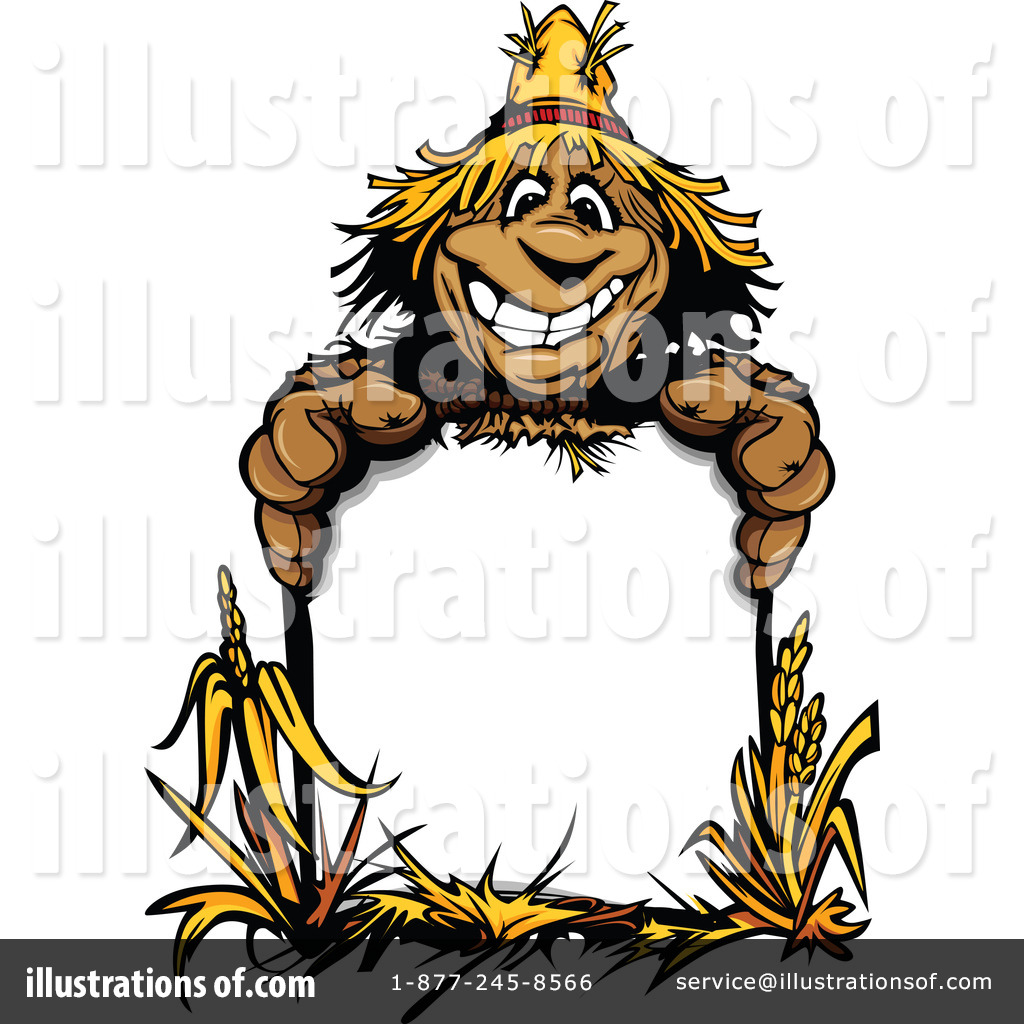 Scarecrow Clipart  1118120   Illustration By Chromaco