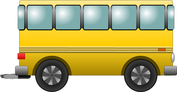 School Bus Side View Clipart