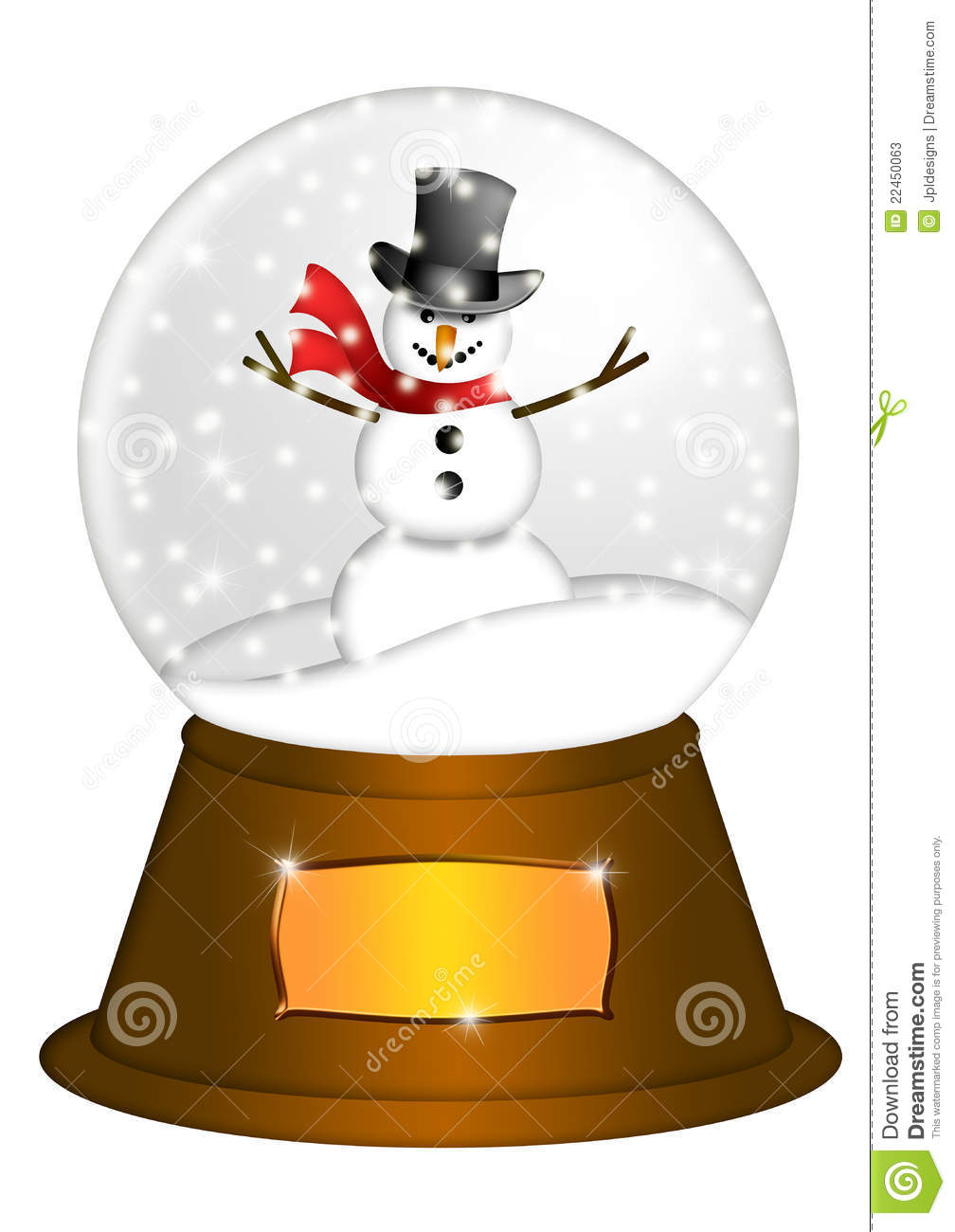 Snowman Snow Globe Clipart Christmas Water Snow Globe