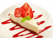 Strawberry Cheesecake Plate