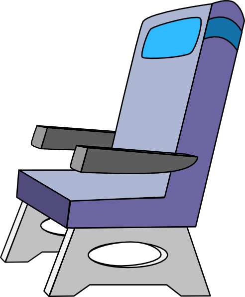 Airplane Seat Clip Art At Clker Com   Vector Clip Art Online Royalty