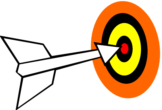 Bullseye Target Clip Art Cartoon