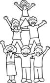Children Cheering Stock Illustrations   Gograph