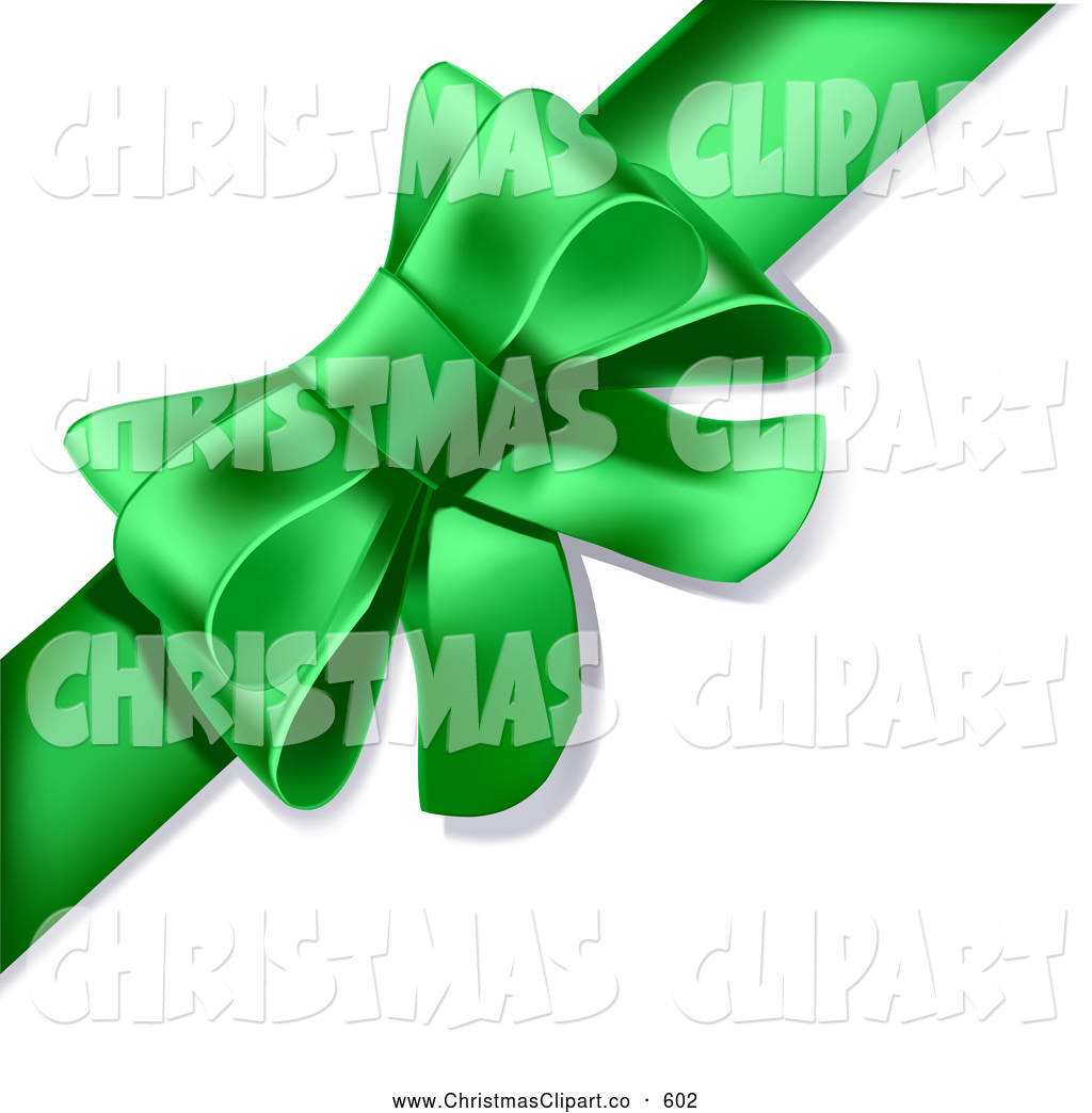 Christmas Green Ribbon Clipart   Clipart Panda   Free Clipart Images