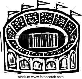 Clipart Of Stadium Stadium   Search Clip Art Illustration Murals