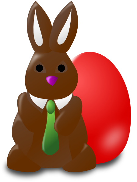 Easter Bunny Egg Clip Art At Clker Com   Vector Clip Art Online    