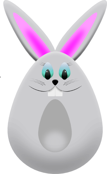 Easter Egg Bunny Clip Art At Clker Com   Vector Clip Art Online    