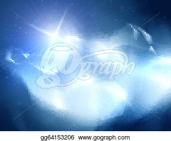 Heavens Cloudscape Vector Sky With Clouds Eps10  Clipart Gg64153206