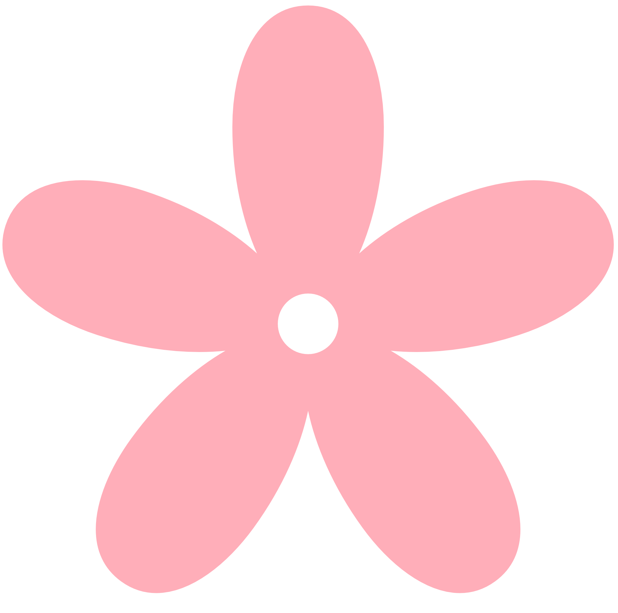 Pink Cartoon Flower