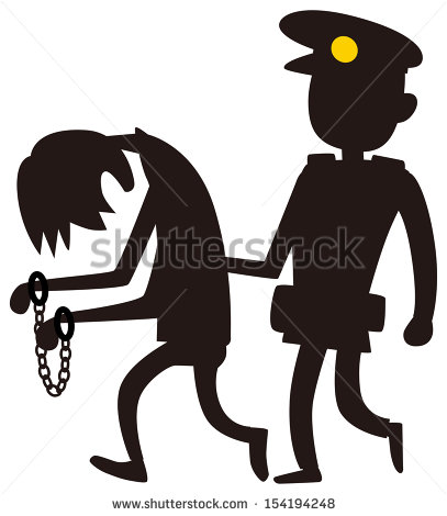 Police Interview Clipart Police Arrest   Stock Vector
