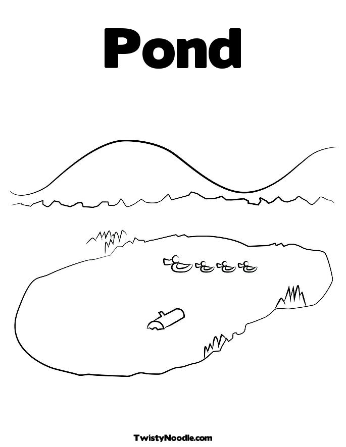 Pondpond Life Colouring Pages