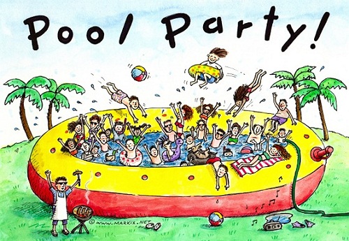 Pool Party Invitation Templatebraidapp Com  Resume Templates And