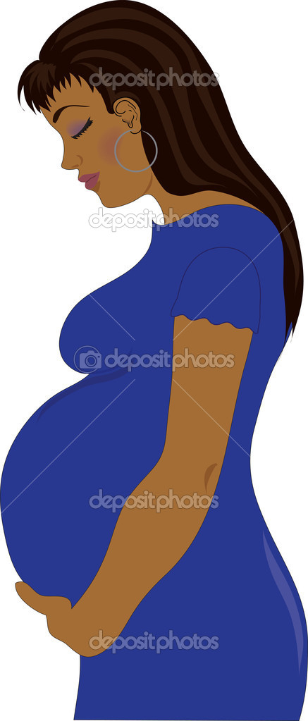 Pregnant Clip Art Pregnant Belly Clip Artclip Art Illustration Of A