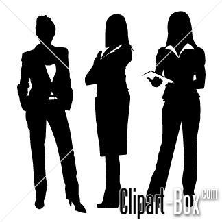 Related Business Woman Cliparts