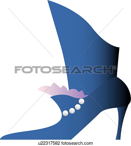 Shoes General Mechandise Blue Wear  Fotosearch   Search Clip Art    