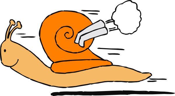 Speedy Snail Clip Art At Clker Com   Vector Clip Art Online Royalty