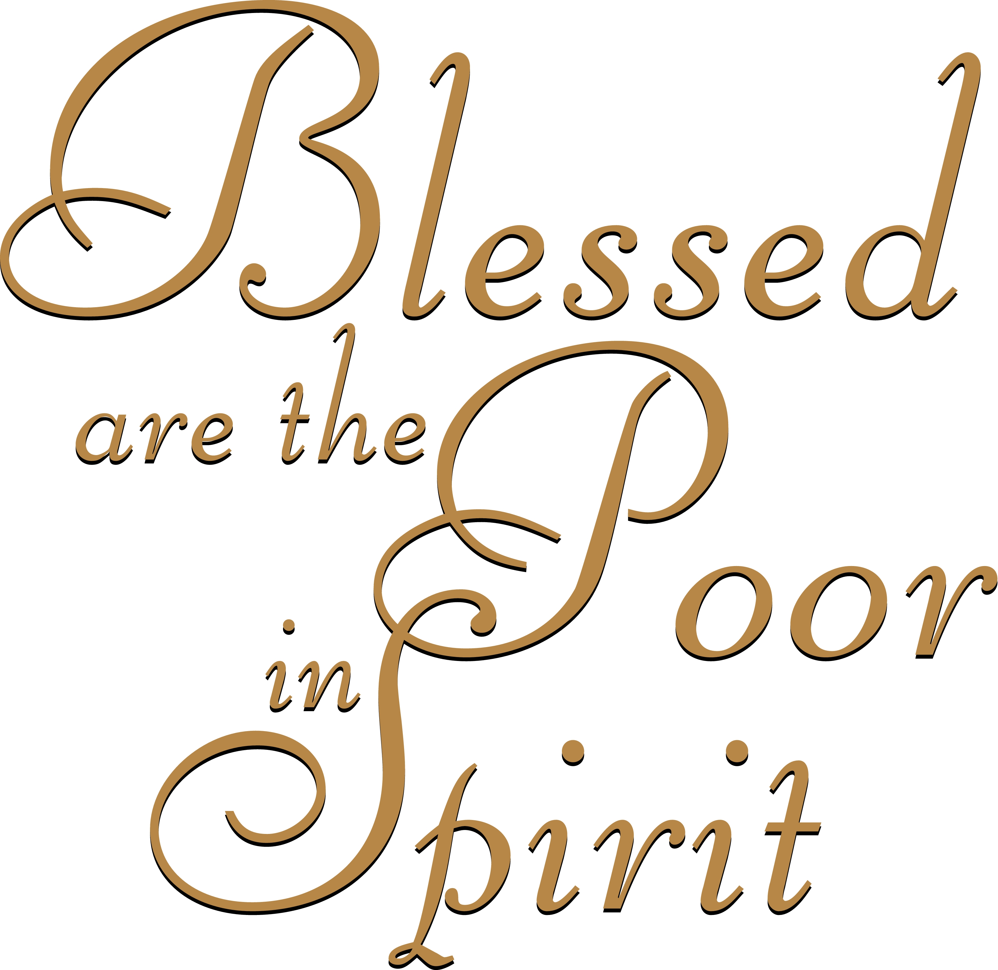 Blessed Are The Poor In Spirit