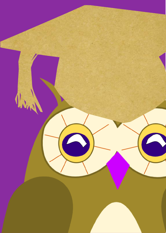 Free Printable Cute Owl Cards   Owl With Graduation Cap Clipart