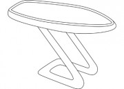 Ironing Board B W This Black And White Outline Illustration Ironing