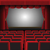 Movie Theater Building Clipart A Cinema Or Theatre With