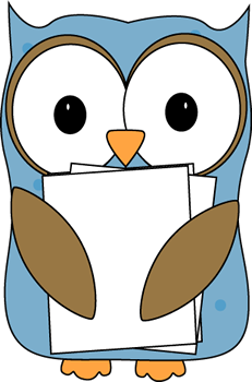 Owl Classroom Paper Passer Clip Art   Owl Classroom Paper Passer