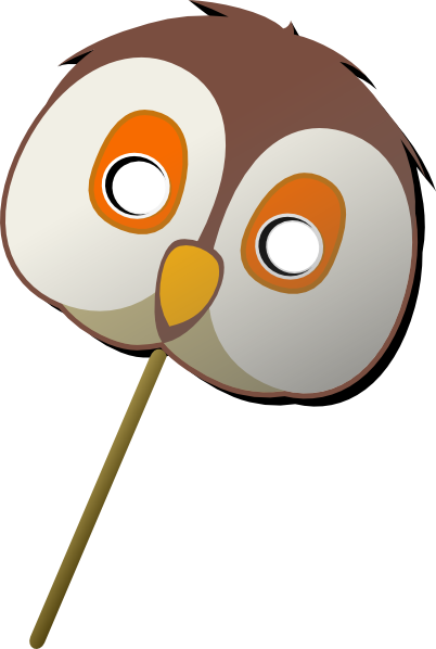 Owl Mask Clip Art At Clker Com   Vector Clip Art Online Royalty Free